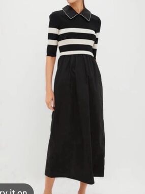black channing polo midi dress theaccountingcountess on LTK